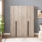 Manhattan Comfort Lee Wardrobe Closet 1.0 in Rustic Grey, 2PK 2-WC001-GY - alternate 1
